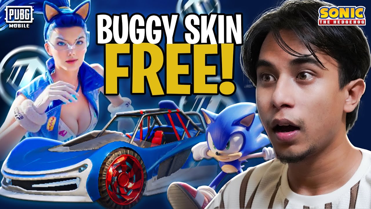 Free Buggy Skin For Everyone?? | PUBG MOBILE x Sonic Collaboration
