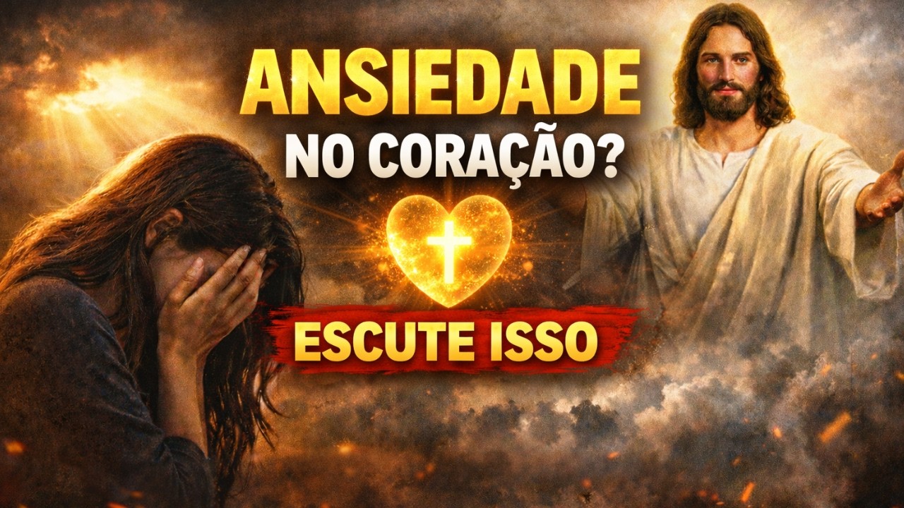 SE A ANSIEDADE ESTÁ TE SUFOCANDO… ESCUTE ESSES 4 VERSÍCULOS EM LOUVOR