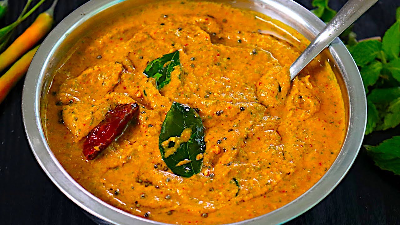 புதினா தக்காளி சட்னி இப்படி செஞ்சு பாருங்க👌/ pudina Thakkali Chutney in tamil / mint tomato chutney