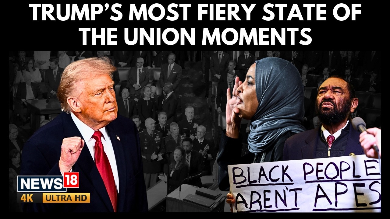 Trump’s State of the Union Turns Explosive | Ilhan Omar Heckles | Al Green Protests | 4K | N18G
