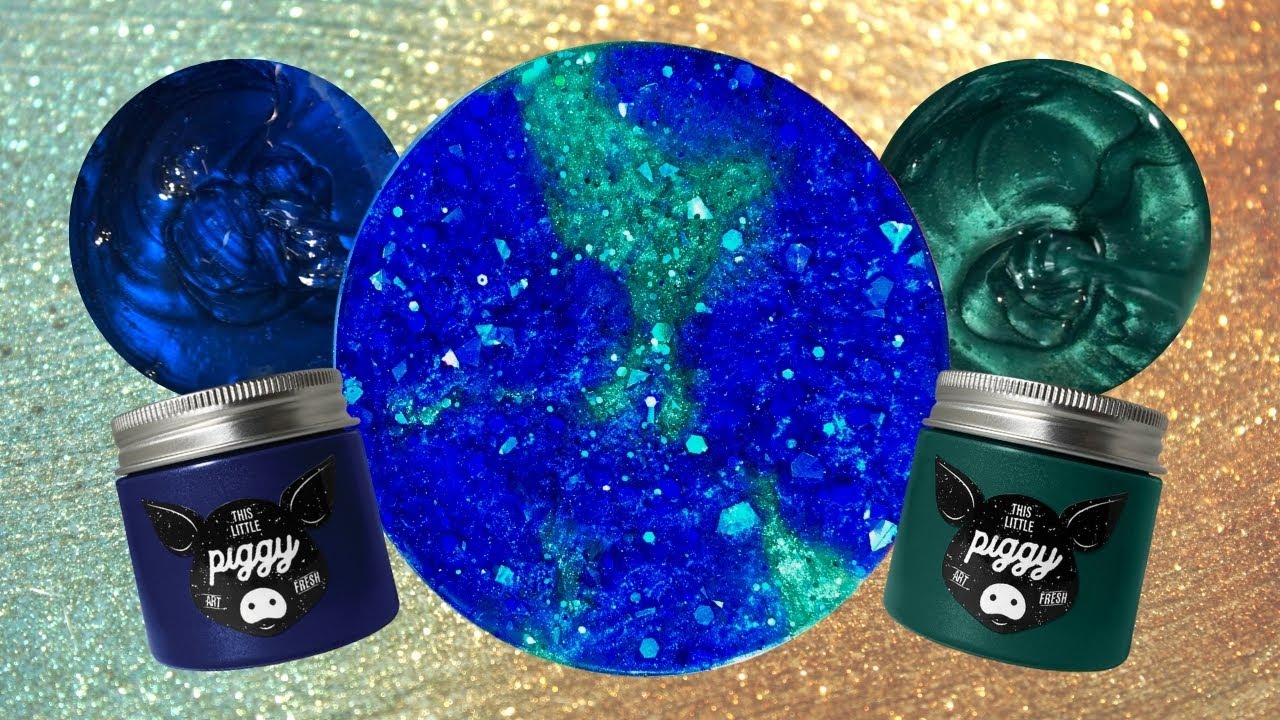 Resin Crafting with This Little Piggy pigments: Sapphire and Emerald