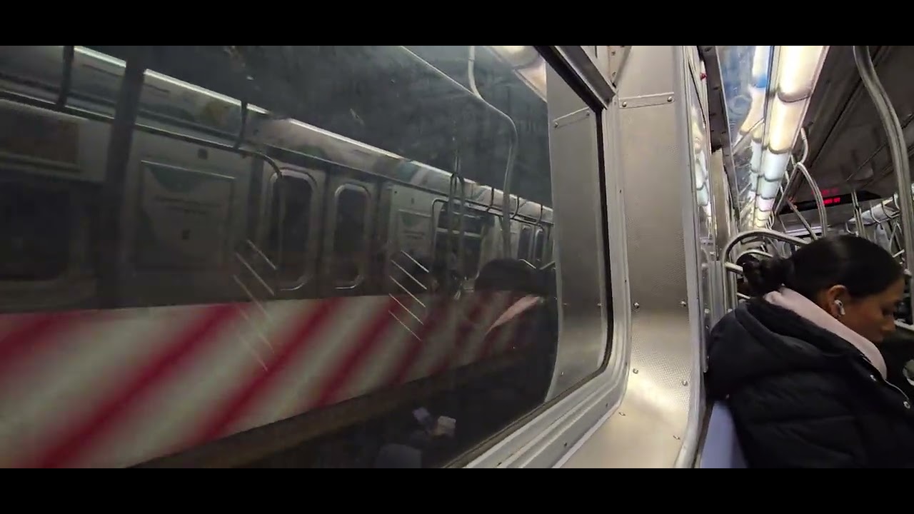 Ride on a Brooklyn bound Local R160A (R) train from Whitehall St–South Ferry to Court Street 