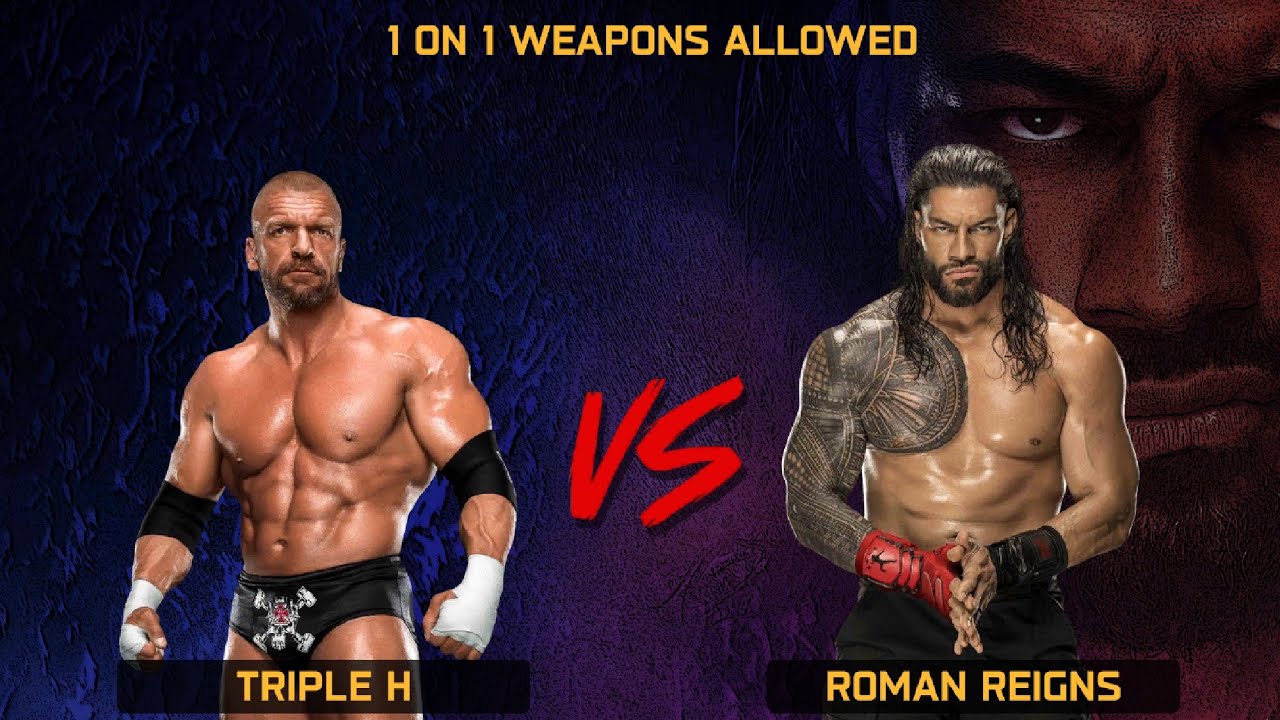 Triple H vs roman reign || wwe2k25netflix ||#tripleh #romanreigns 