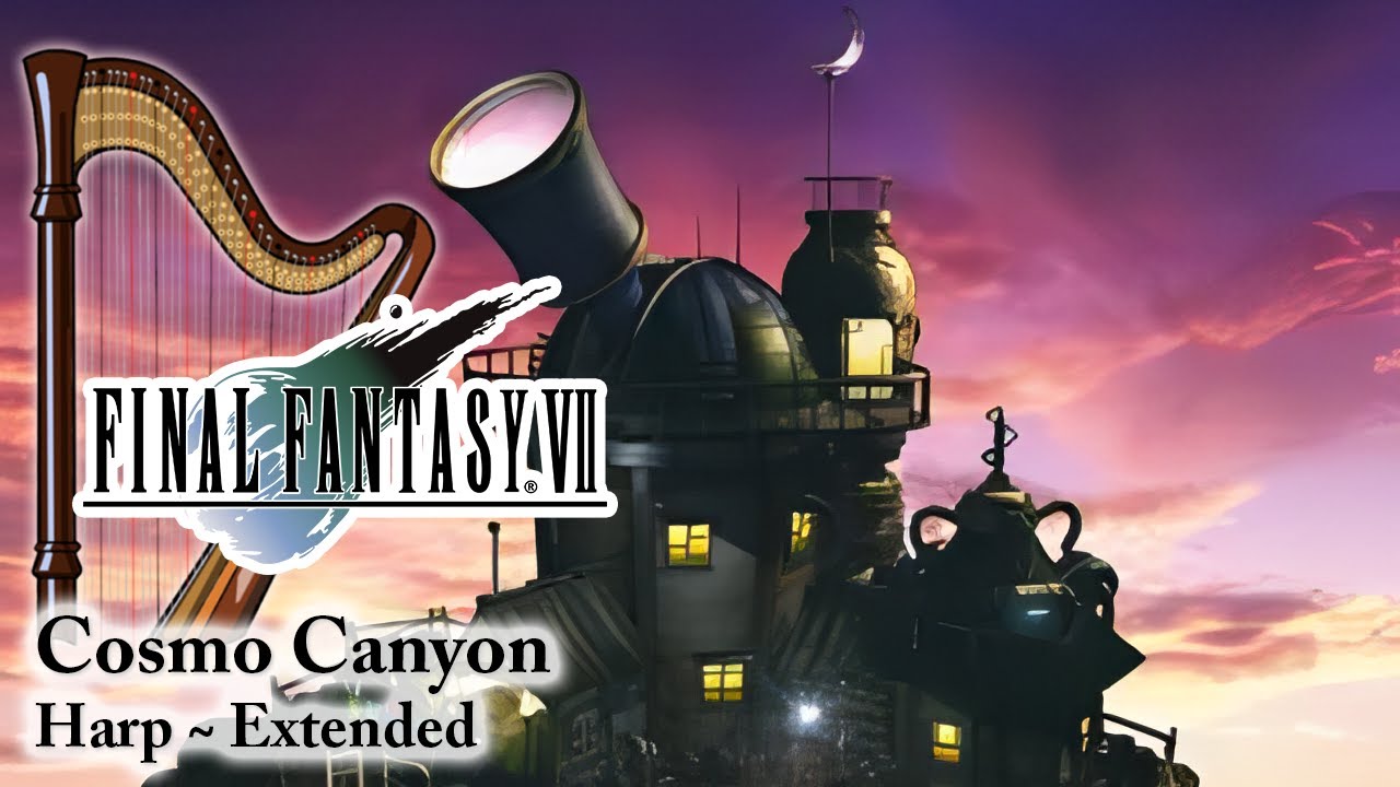 Relaxing FFVII Music • Cosmo Canyon (Harp)