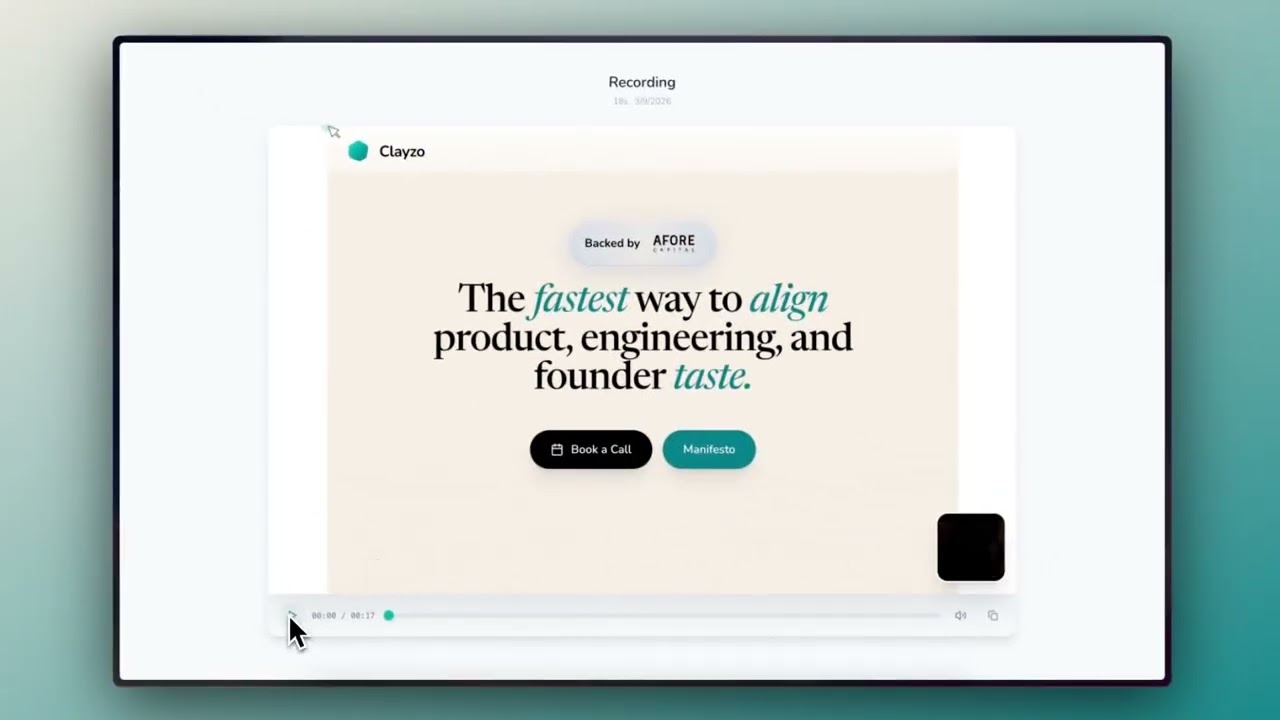Clayzo Launch Video