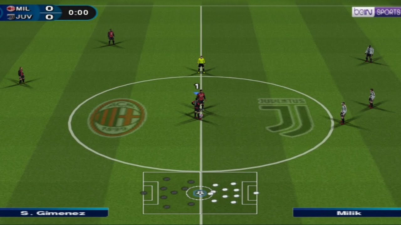 PES 2026 PS2 AC Milan vs Juventus 