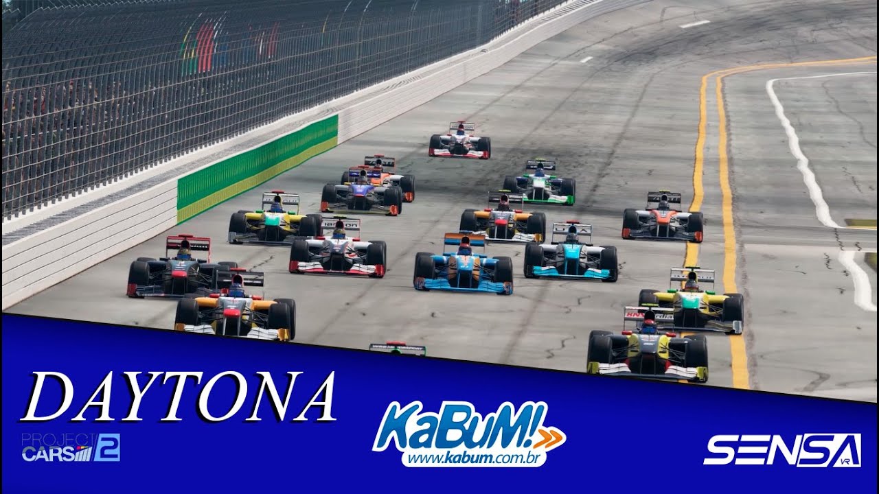 Carro KABUM | Project Cars 2 Daytona F1 | Sensa VR