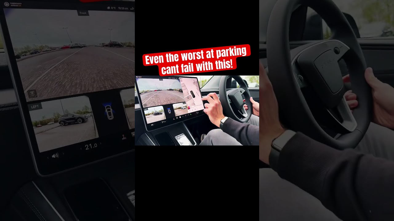 Tesla Autopark 2025 Demo: Effortless Self-Driving Parking! Would you use it?