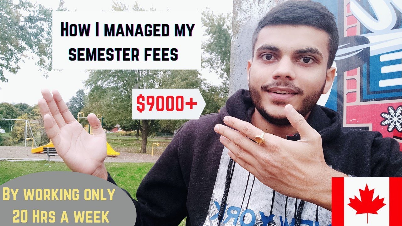 HOW I PAID MY SEMESTER FEES WHILE STUDYING IN CANADA 🇨🇦 || WORKING PART-TIME || PCVLOGS