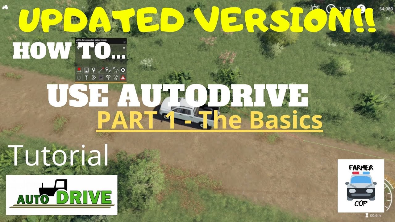 ОБНОВЛЕНО!! Как использовать AutoDrive в Farming Simulator 19!! — Часть 1, Основы