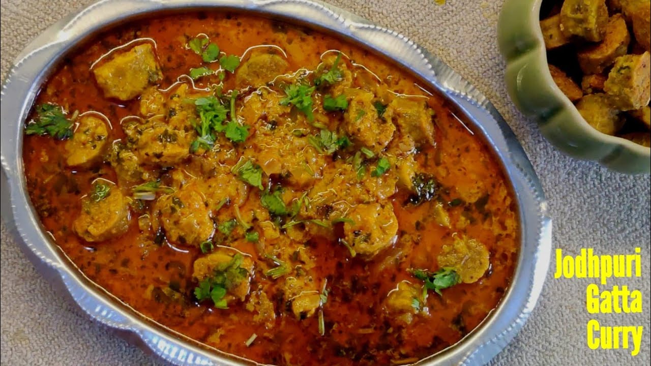 Jodhpuri Gatta Ki Sabji / Authentic Rajasthani Gatte Ki Sabji Recipe / जोधपुरी गट्टे की सब्जी