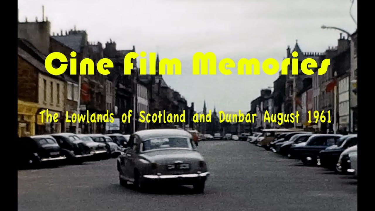 The Lowlands of Scotland & Dunbar, August 1961, Home Movie Cine Film