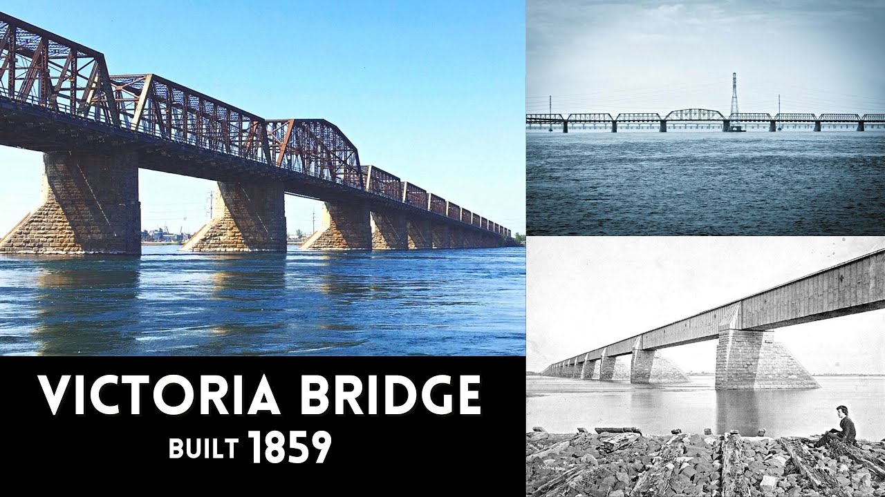 Montreal's First Bridge from 1859