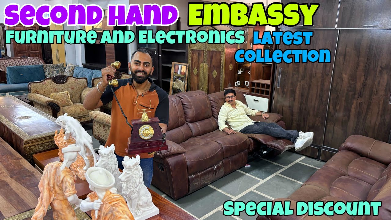 Second Hand Embassy Furniture and Electronics Market | Old Furniture Market #furniture #electronics