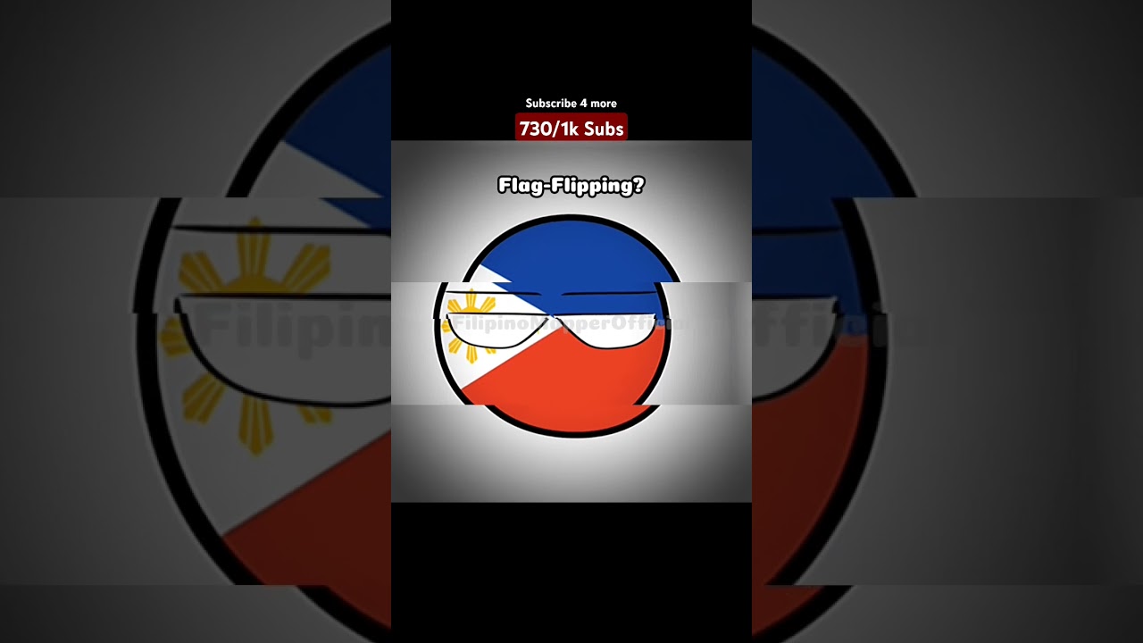 Don't EVER flip the Philippines flag.. | #countryballs #edit #history #memes #asia #philippines #ph