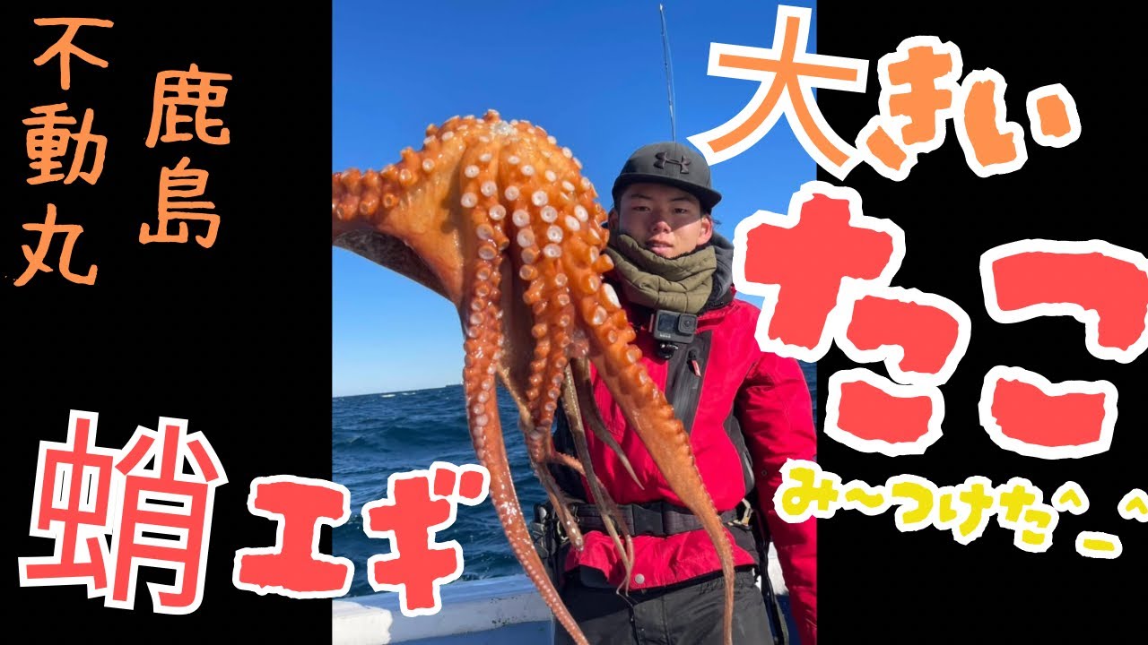 #116  鹿島の渡りマダコ！！　『鹿島不動丸』