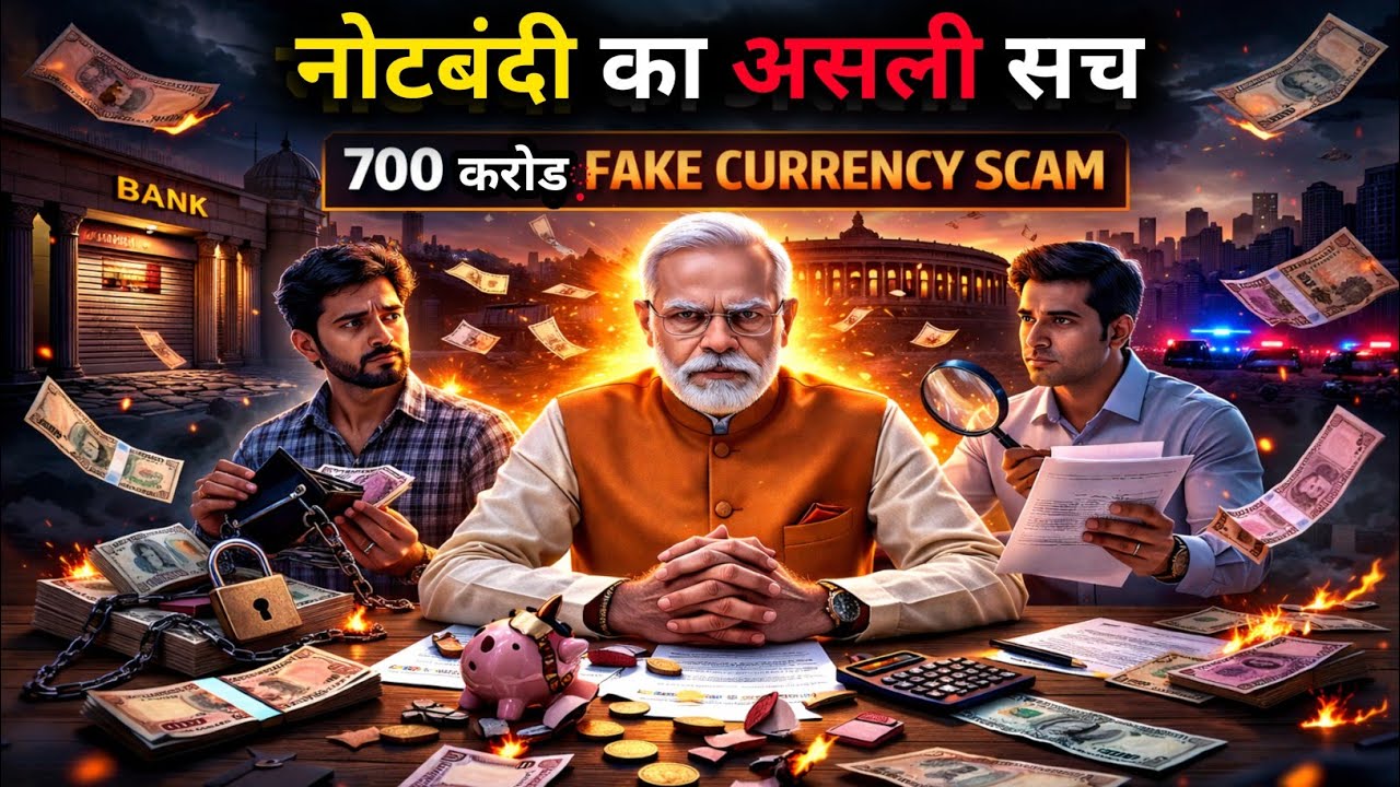 ₹700 Crore Fake Currency Scam | Inside Operation Cleansweep | 2D Animation #IndianDocumentary