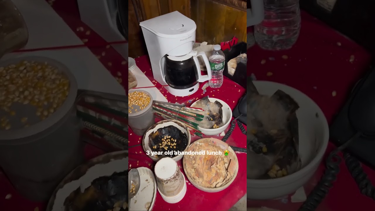 3 year old food left abandoned rotting and molding!🤮 #abandoned #urbex