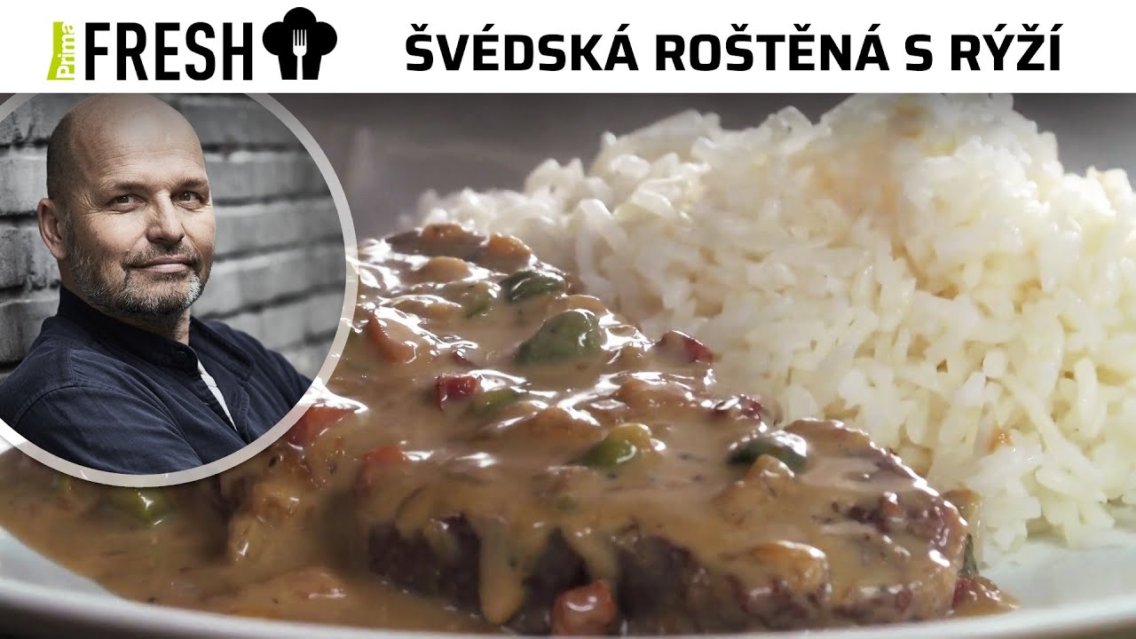 Švédská roštěná podle Zdeňka Pohlreicha | Tradiční recept s rýží