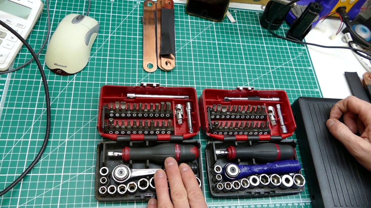 Facom Nano 1/4inch socket set