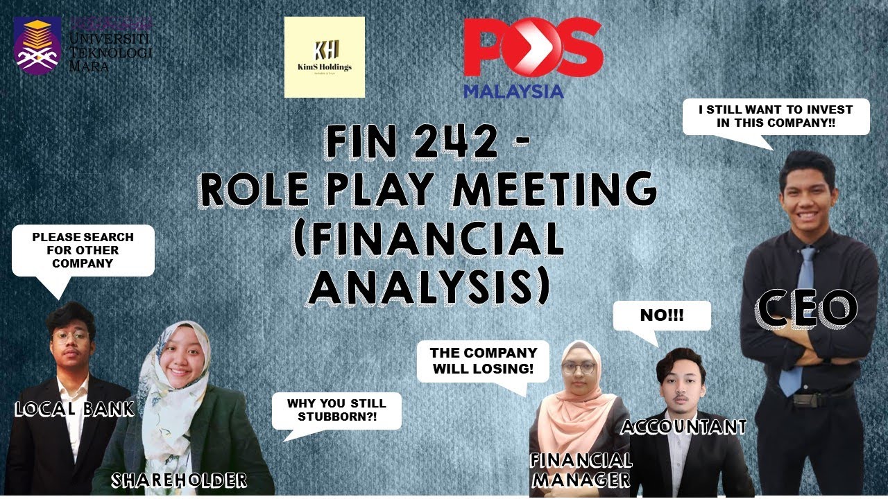 FIN 242 - ROLE PLAY MEETING (FINANCIAL ANALYSIS)