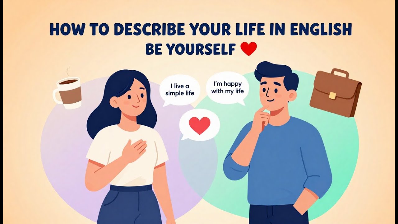 How to Describe Your Life in English (Slow & Clear) | A1–A2 English Podcast
