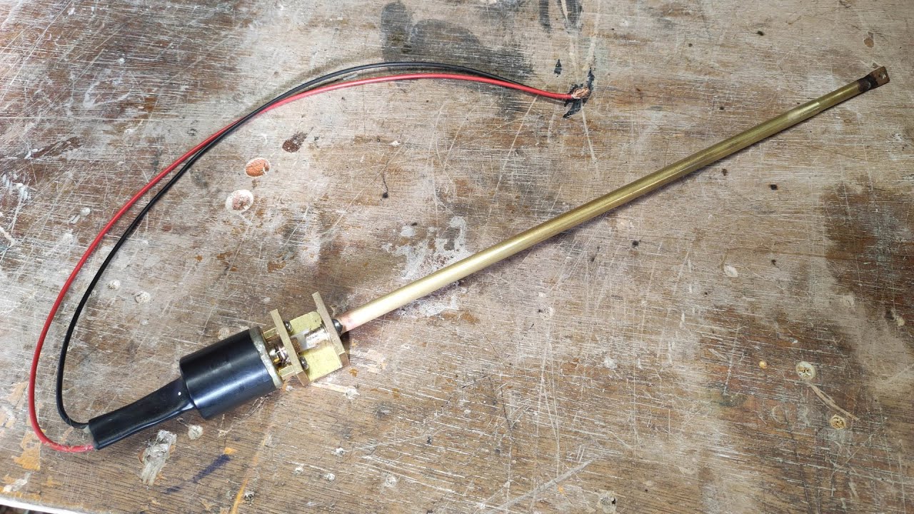 DIY Linear Actuator made by hand | Drill press only | K&S tube