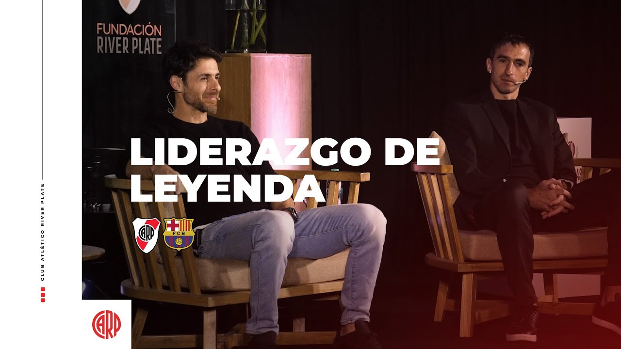 Liderazgo de Leyenda | Aimar, Barovero, Sorin y Gaizka Mendieta, en una charla de Fundación River
