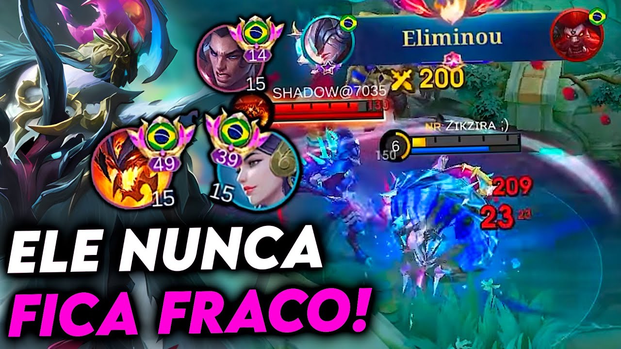 ELE É O OFFMETA QUE TROCA COM QUALQUER META!! - ALPHA GAMEPLAY | Mobile Legends