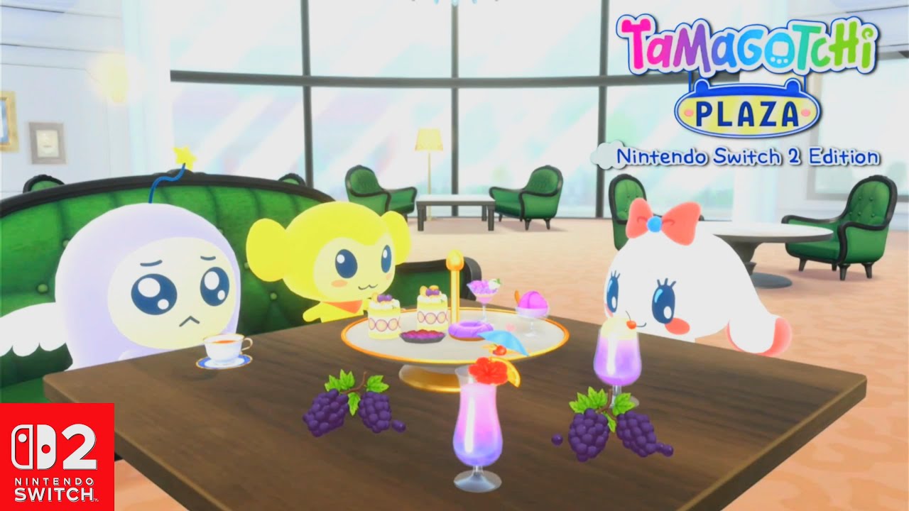 Tamagotchi Plaza | Afternoon Tea Shop Mini Game Milktchi - Great Service or bad - Switch 2