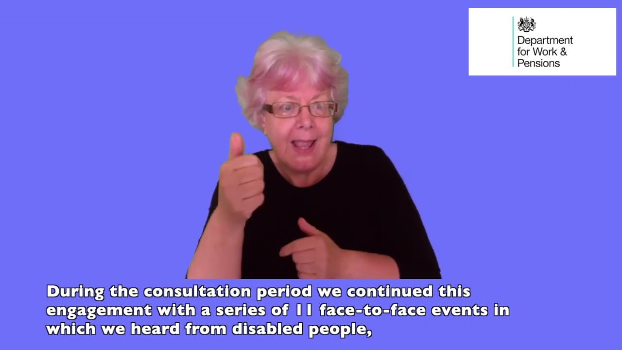 Response to Social Security Advisory Committee report on DWP engagement with disabled people