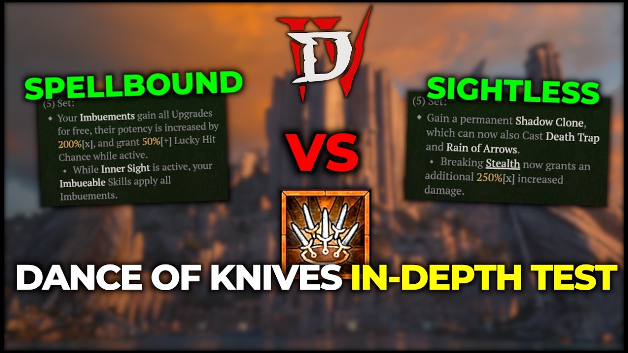 ЧТО ЛУЧШЕ? Spellbound Steele против Sightless для &laquo;Танца клинков&raquo;. Diablo 4, 14-й сезон