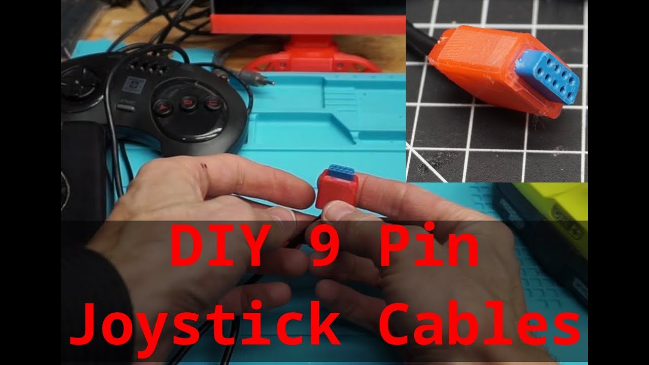 Making a 9 Pin Joystick Cable (for Sega Genesis, Commodore 64, ColecoVision, Atari, etc.)