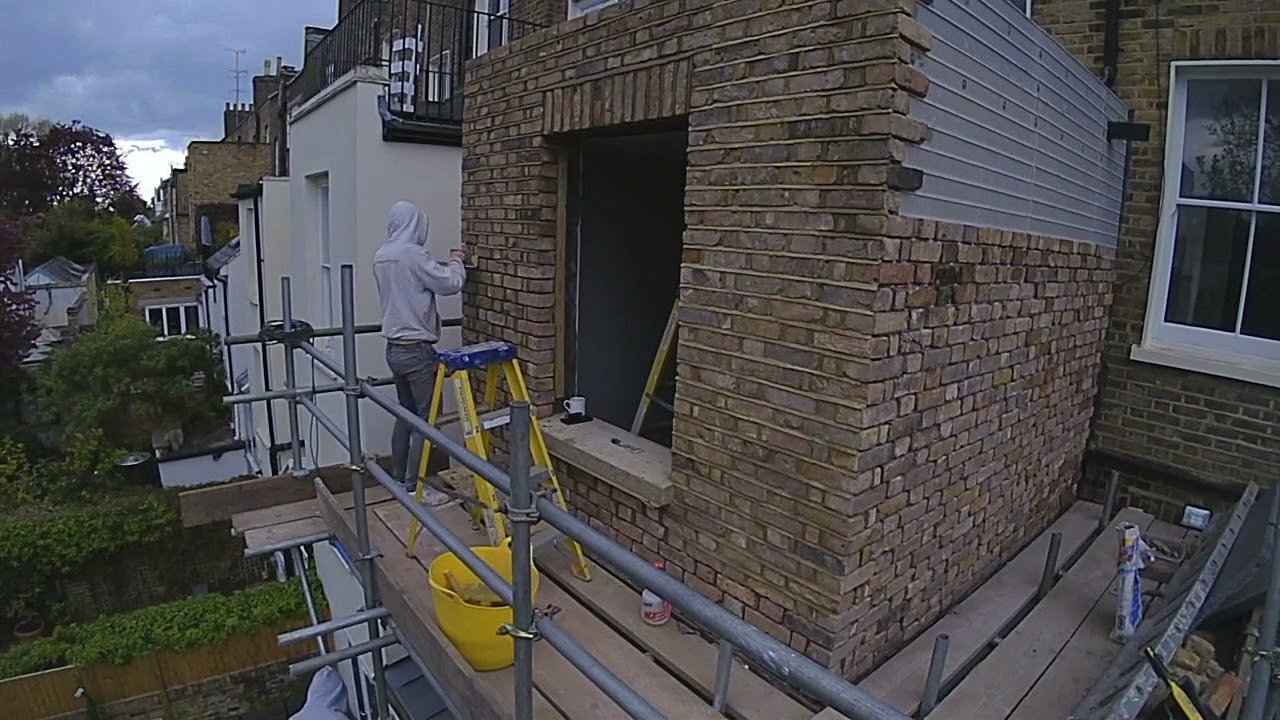 London brick slip extension time-lapse