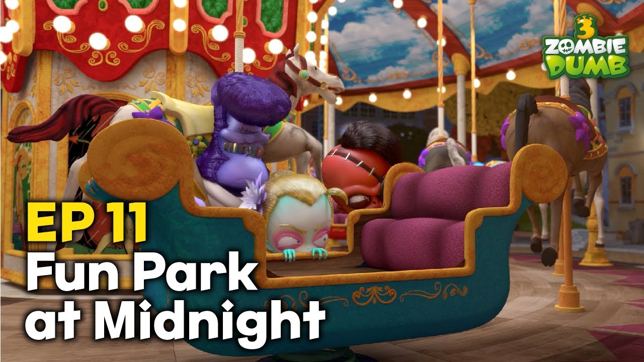 [EP 11] Fun Park at Midnight | Zombiedumb Season 3 | Korea