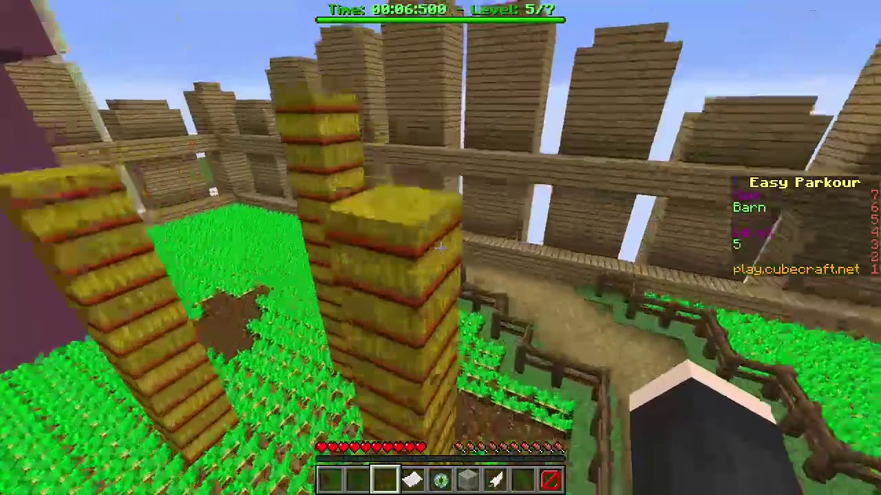 Map Barn level 5 in 10:201s (gold medal) cubecraft