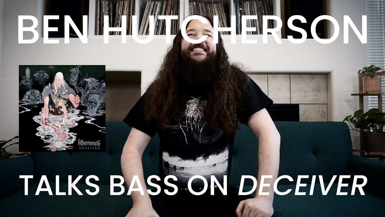 KHEMMIS - Ben Hutcherson - Recording Bass on DECEIVER