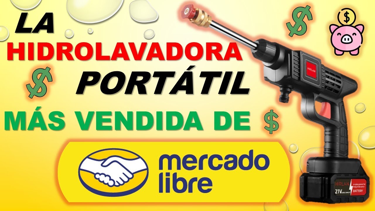 La HIDROLAVADORA PORTÁTIL más Vendida de Mercado Libre