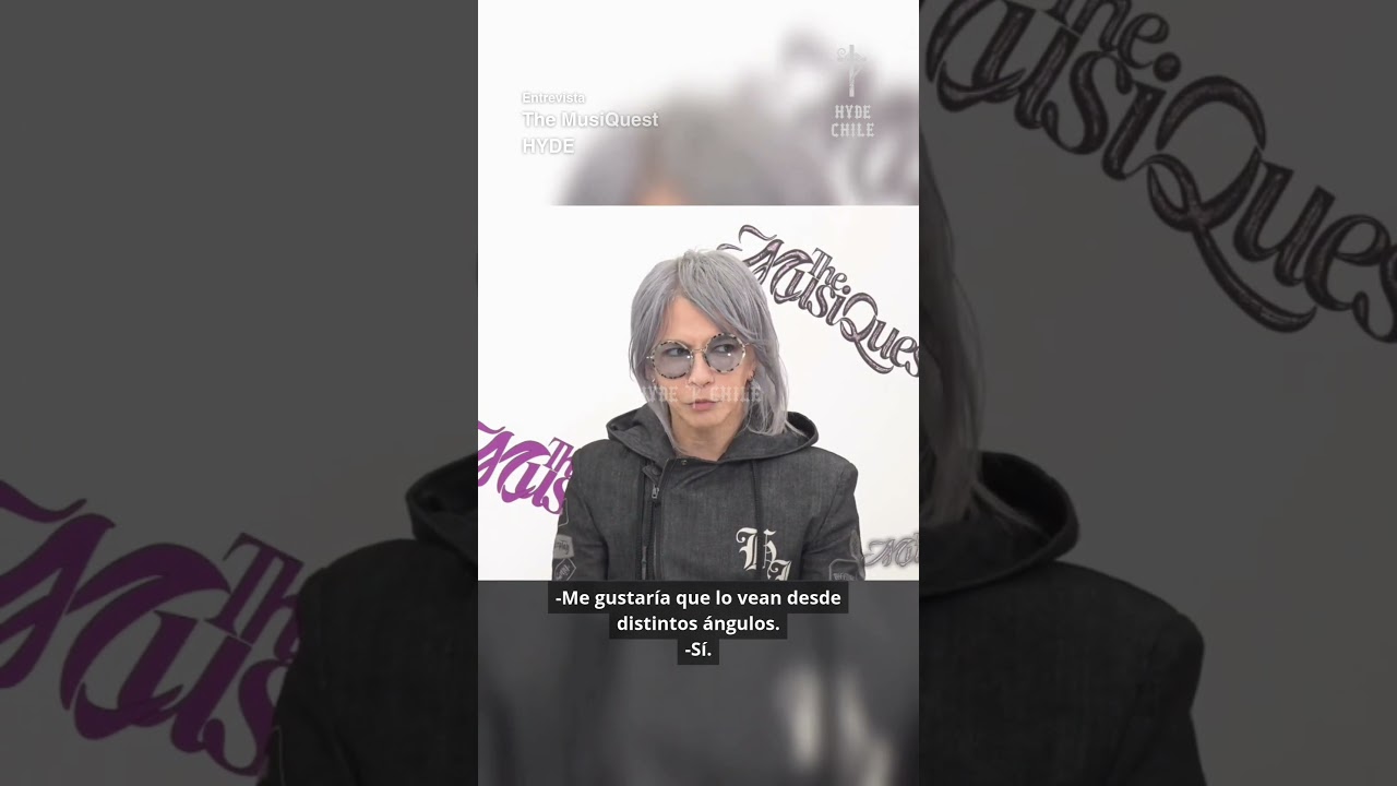 Interview - HYDE x The MusiQuest 2025.  