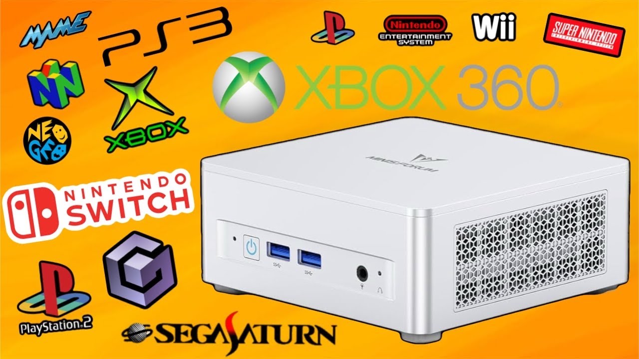 The MINISFORUM UM870 Slim Elite MINI PC Can Play XBOX 360 Nintendo Switch & More!