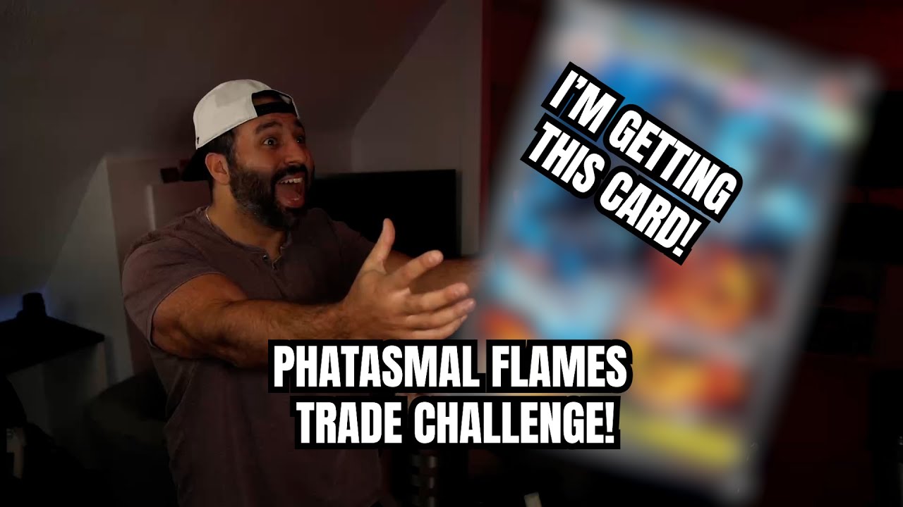 I'M GETTING THIS MEGA CHARIZARD! Phantasmal Flames Trade Challenge Begins