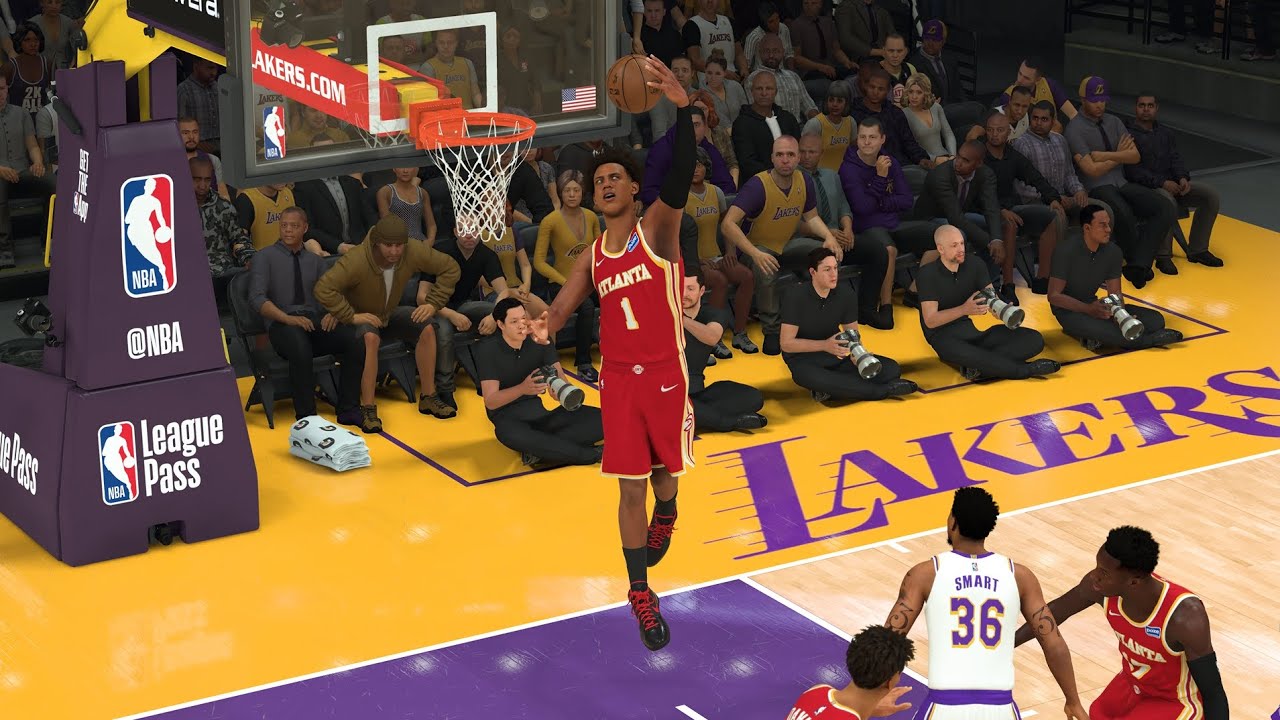 Jalen Johnson and the Atlanta Hawks in 2k26 play now online 