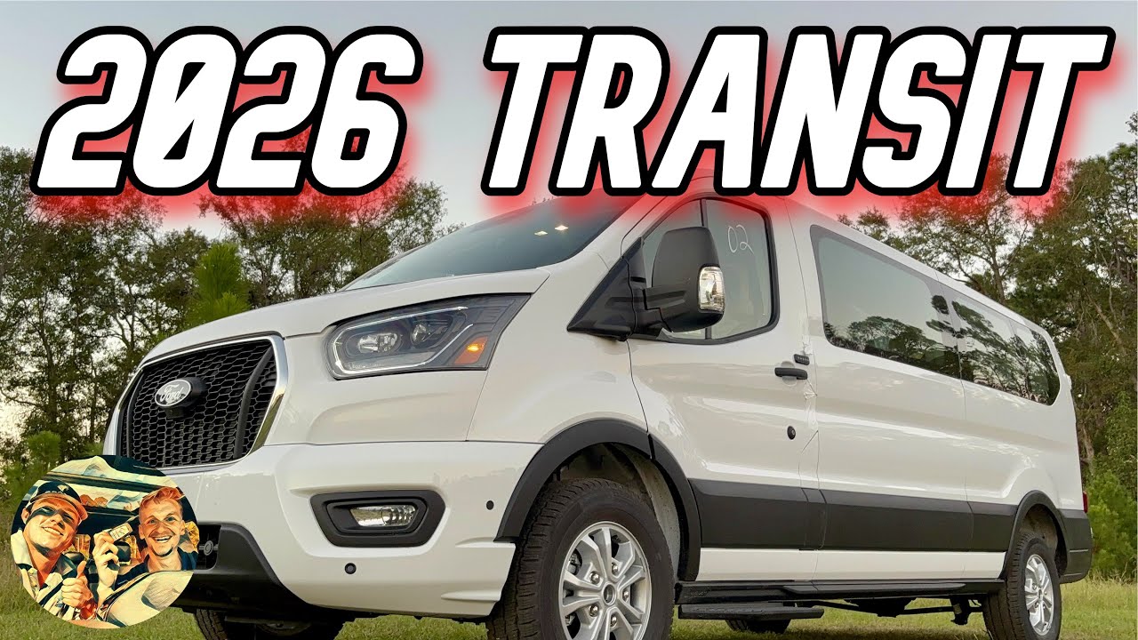 НОВЫЙ 15-МЕСТНЫЙ ФУРГОН FORD TRANSIT XLT 2026 ГОДА — 3,5-Л ECOBOOST, ТЕХНИЧЕСКИЕ ХАРАКТЕРИСТИКИ И...