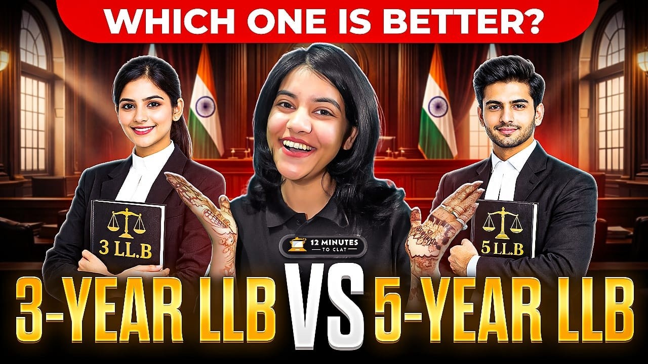 3 Year LLB vs 5 Year LLB ⚖️ Which One to Choose? | Eligibility, Syllabus & Career Scope