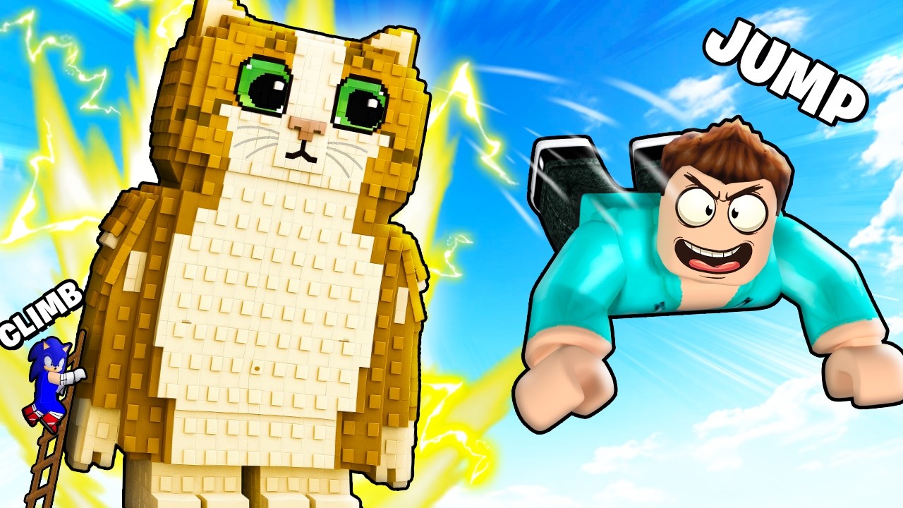 CLIMB AND FLY THE BIGGEST MEOWL TOWER IN ROBLOX !!