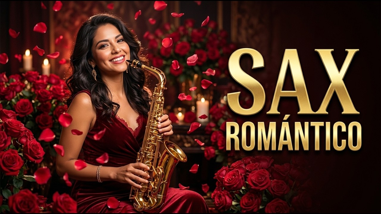Música de Sax Romántica para Dormir Profundamente y Relajarse en una Noche Tranquila