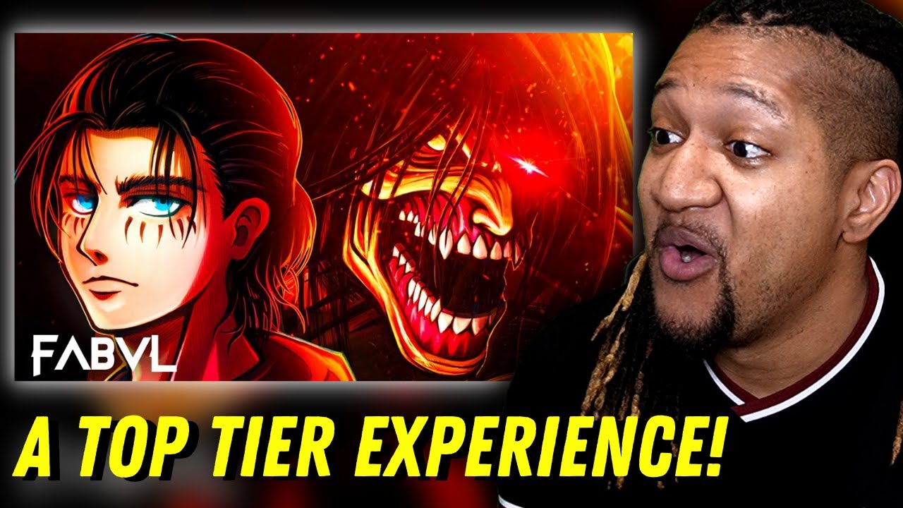 Eren Jaeger Song - Falling | FabvL ft JHBBOSS [Attack on Titan] | Reaction