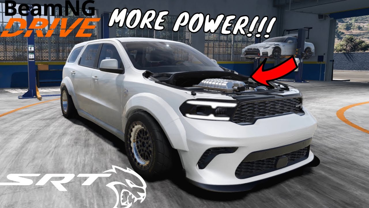More Power In The SRT Durango And GTR R35 Rebuild Update  BeamNG Drive Shop RP# 123