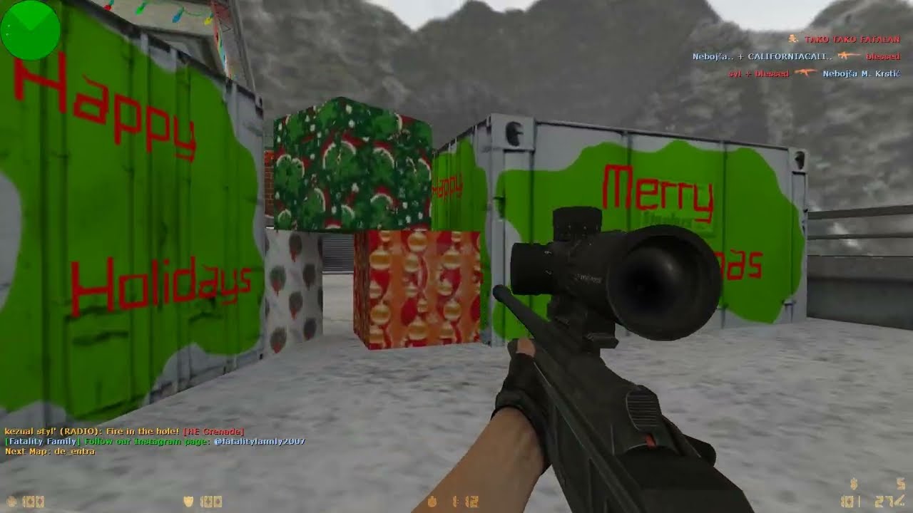 Counter Strike 1.6 online play - de_officexmas_lethal2013 gameplay (cs 1.6)