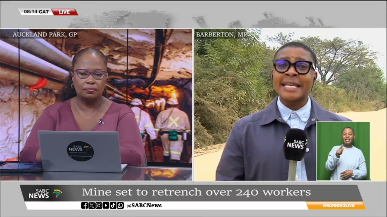 Barberton Mine set to retrench over 240 workers